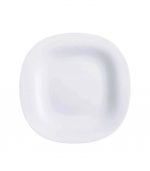 Carine White Dessert Plate