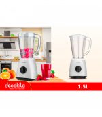 Decakila Blender 1.5L 2 Speed 400W SS Blade KEJB001W - Image 3