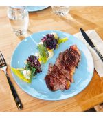 Diwali Dinner Plate 27cm Light Blue - Image 3