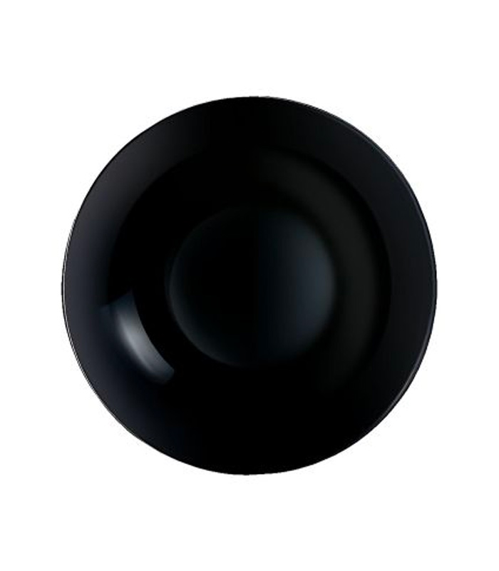 Diwali Soup Plate 20cm Black P0787 Diwali Soup Plate 20cm Black - Image 1