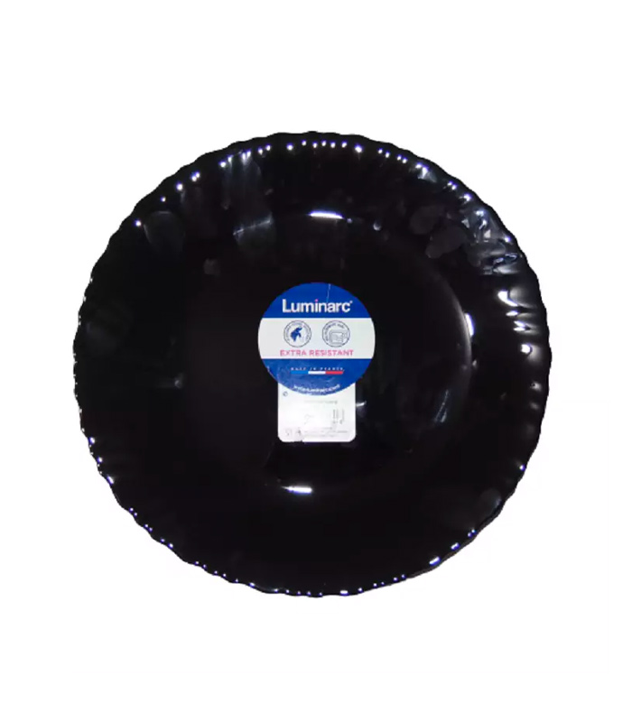 Feston Black Dinner Plate 25cm Q6532 Feston Black Dinner Plate 25cm - Image 1