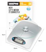 GEEPAS GBS4209 Digital Kitchen Scale - Image 3