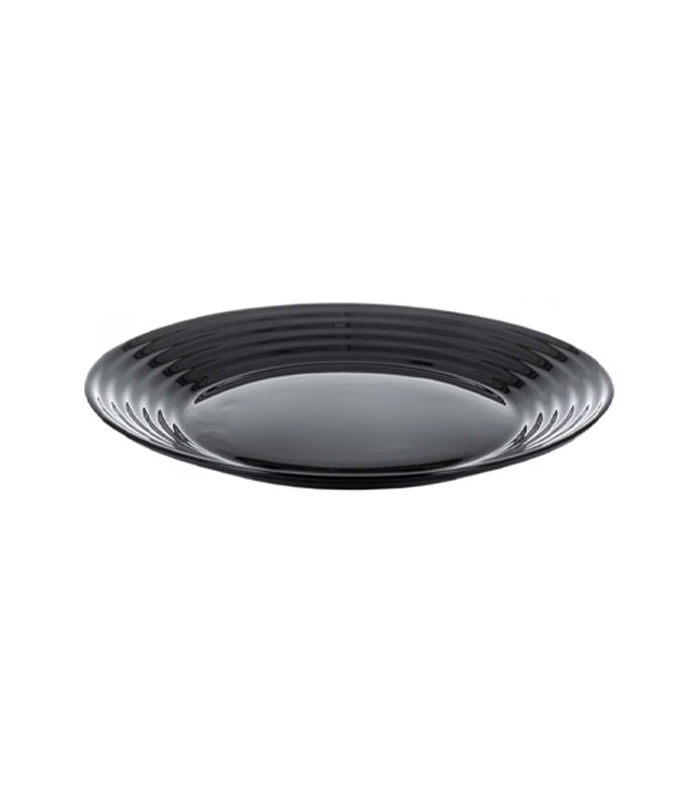 Harena Black Dessert Plate 19cm L7613 Harena Black Dessert Plate 19cm - Image 1