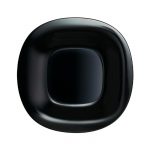 Carine Black Dinner Plate
