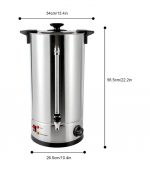 25L Commercial Electric Hot Water Boiler Stainless Steel Tea Urn Coffee Boiler - Image 4