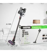 Geepas 2-in-1 Cordless Upright Handheld Stick Vacuum Cleaner - Image 8