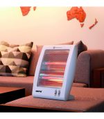 Geepas GQH28522 800W Quartz Heater with 2 Heating Power, White - Image 2