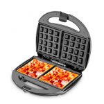 RAF Waffle Maker, Black, 850 Watt, Model R.546H