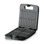 RAF 4 Slices Electric Waffle Maker R-521 - Black/silver