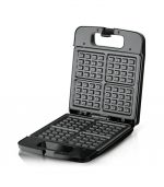 RAF 4 Slices Electric Waffle Maker R-521 - Black/silver