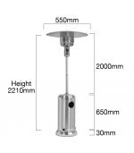 Alva GHP16 Patio Heater - Image 3