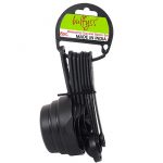 Bulfyss 8Pcs Plastic Measuring Cup and Spoon Set, Black