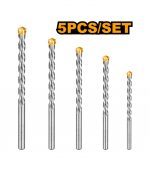 Ingco 5pcs Masonry Drill Bits Set – AKDB3055