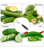 Jalapeno Pepper Corer,FIOTOK Stainless Steel Chili Corer Remover kitchen Tool - Image 2
