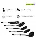 Royalford 5 Piece Silicone Utensil Set Kitchen Gadgets Set - Image 5