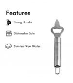 Royalford Stainless Steel Bottle Opener - RF1185-BO - Image 3