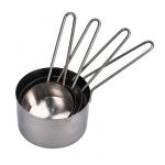 Royalford RF10028 Stainless Steel Measuring Cup Set 4 Pieces