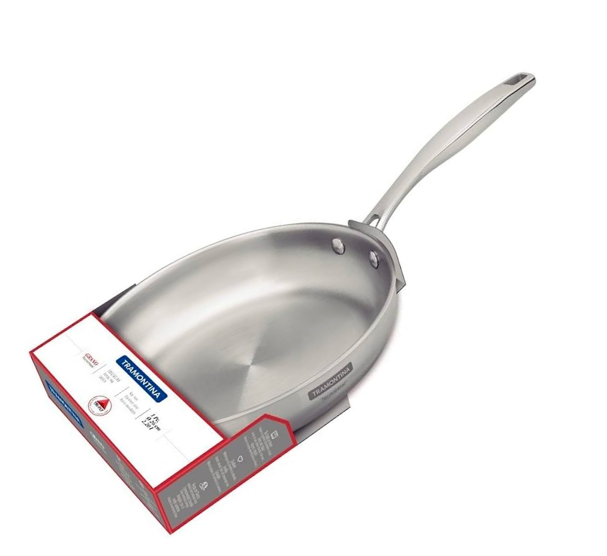 Tramontina Grano Frying Pan 01 Tramontina Grano Frying Pan Stainless Steel 62155300 - Image 1