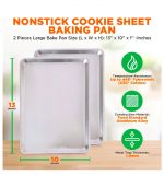 Aluminum baking sheets / tray 34cm x 45cm - Image 8