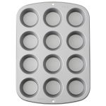 Aluminum muffing tray with 12holes
