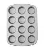 Aluminum muffing tray with 12holes