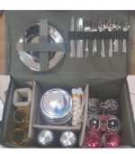 Fully equipped hamper picnic food bag