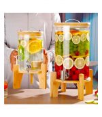 Glass Drink Dispenser with Stainless Steel Tap 3L/5L/10L Leak Proof Beverage Dispenser - Image 2