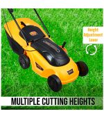 INGCO LM383 Electric Lawn Mower 1600W Corded Grass Trimmer 50L Capacity - Image 2