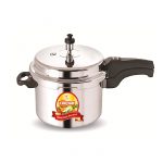Kanchan Classic Aluminum Pressure Cooker With Outer Lid And Gas Stove