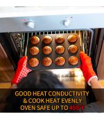 Non stick mini muffins tray 12holes - Image 6