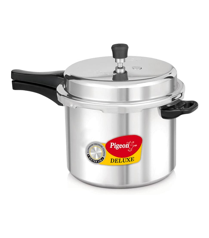 Pigeon Aluminum Pressure Pigeon Aluminum Pressure Cooker 7.5 Litres - Silver - Image 1