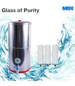 Pooja stainless steel water filter with candles 3sizes 20, 30 and 35 Liters - Image 2