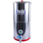 Pooja stainless steel water filter with candles 3sizes 20, 30 and 35 Liters