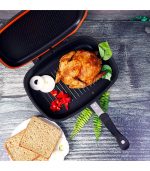 Royalford Double Grill Pan, black 32 Cm, Rf5515 - Image 5