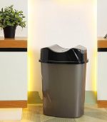 Royalford Plastic Dust Bin RF10114 Wet/Dry Garbage With Lid 8.5L, Multi - Image 6