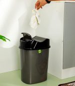 Royalford Plastic Dust Bin RF10114 Wet/Dry Garbage With Lid 8.5L, Multi - Image 8