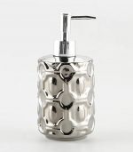 Sterling Silver Ceramic Lotion Bottle