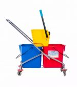 TBP Double Bucket Mop Trolley Ex China 1366 - Image 2